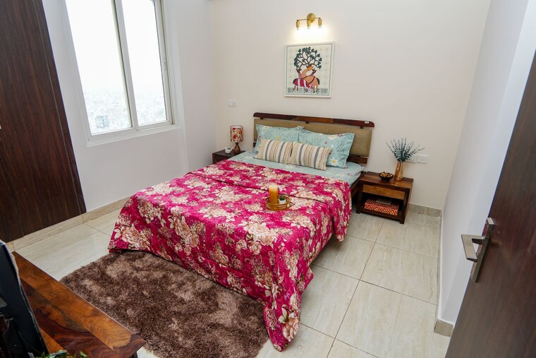 Bedroom, afowo-raksha-addela 3 Bedroom 1340 Sq.Ft. Apartment In Sector 16c Greater Noida Greater Noida 8977048