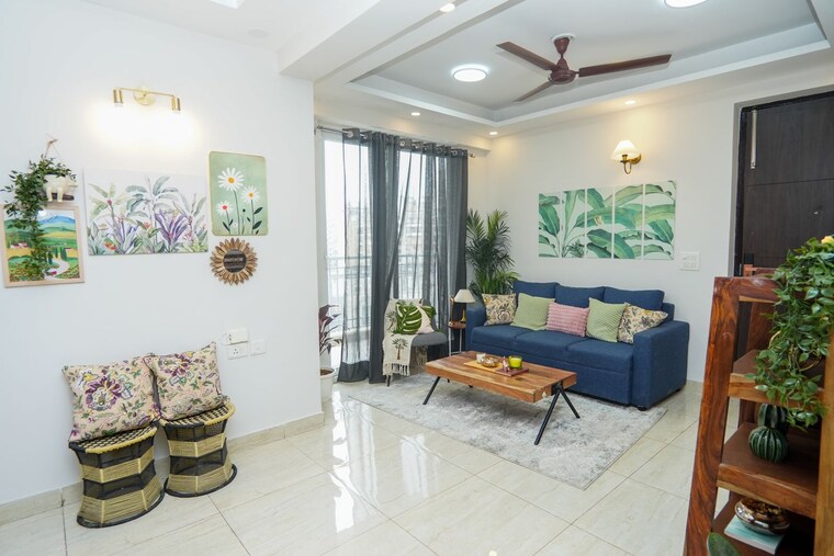 Living Room, afowo-raksha-addela 3 Bedroom 1340 Sq.Ft. Apartment In Sector 16c Greater Noida Greater Noida 8977048