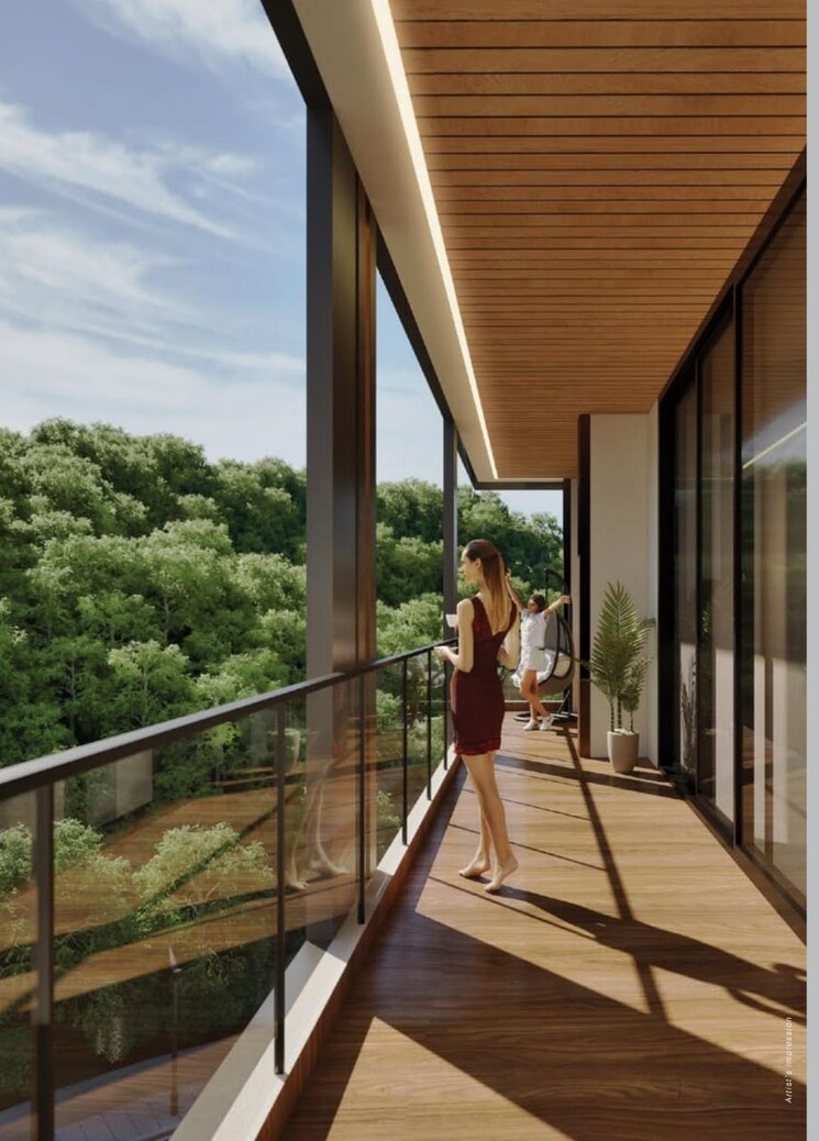 Balcony, nahar-amrit-shakti 3 Bedroom 1068 Sq.Ft. Apartment In Chandivali Mumbai 8977095