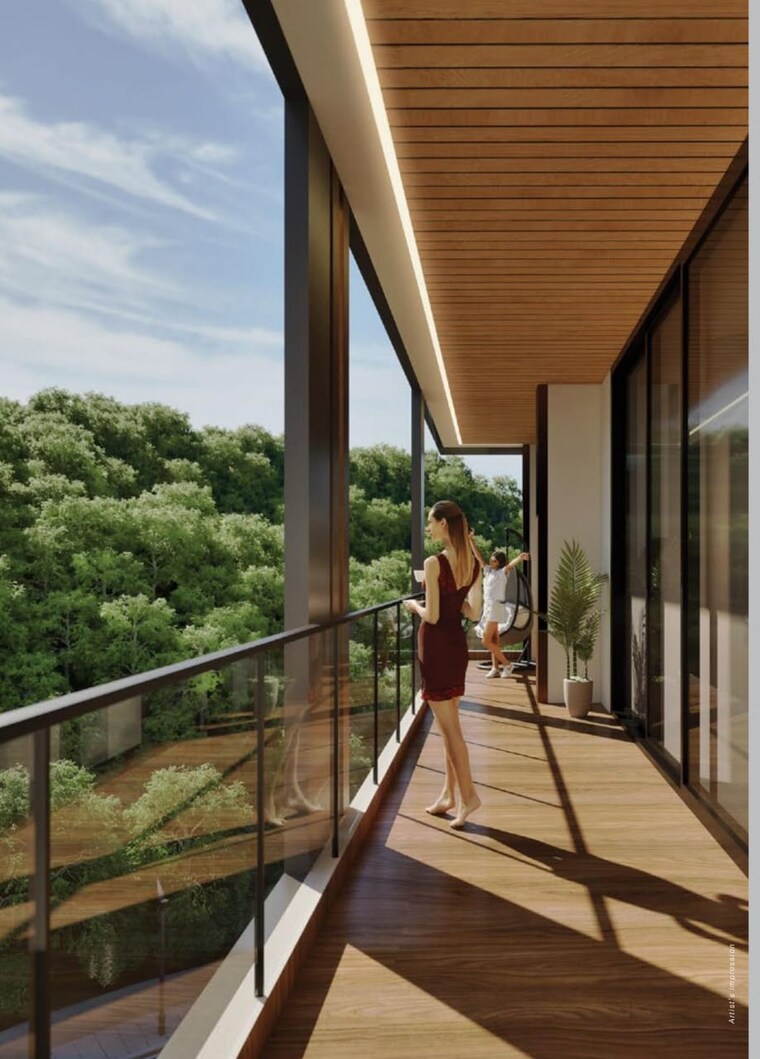 Balcony, nahar-amrit-shakti 3 Bedroom 1068 Sq.Ft. Apartment In Chandivali Mumbai 8977095