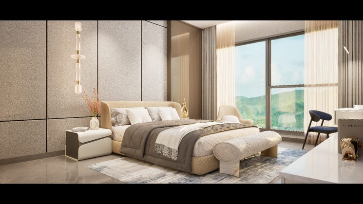 Bedroom, nahar-amrit-shakti 3 Bedroom 1068 Sq.Ft. Apartment In Chandivali Mumbai 8977095
