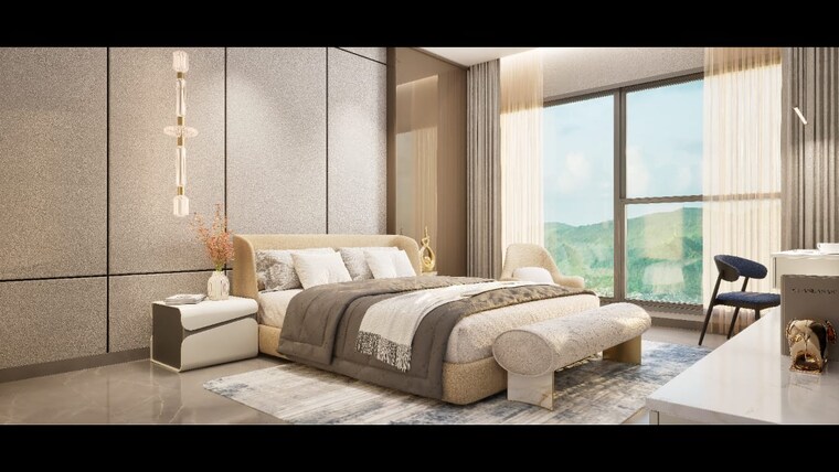Bedroom, nahar-amrit-shakti 3 Bedroom 1068 Sq.Ft. Apartment In Chandivali Mumbai 8977095
