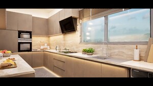 Kitchen in 3 BHK Apartment at Nahar Amrit Shakti, Chandivali – for Sale