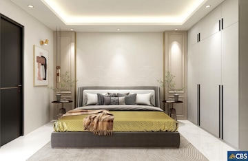 Master Bedroom in 3 BHK Apartment at Elan The Presidential, Sector 106 – for Sale