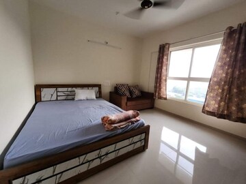 Bedroom in 1 BHK Apartment at Duville Riverdale Suites, Kharadi – for Rent