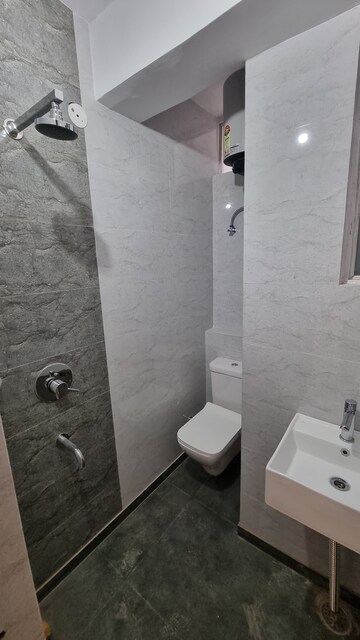 Bathroom in 1 BHK Builder Floor at Niti Khand Iii – for Rent