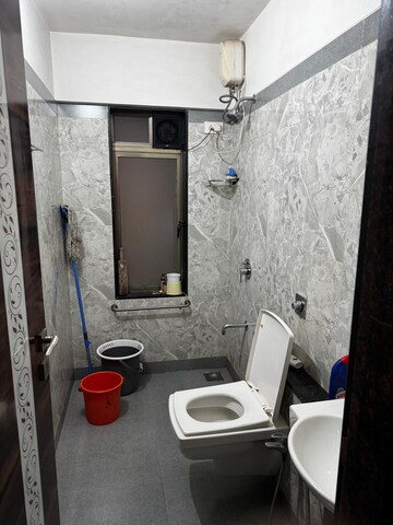 Bathroom in 2 BHK Apartment at Man Aaradhya Residency, Ghatkopar West – for Rent