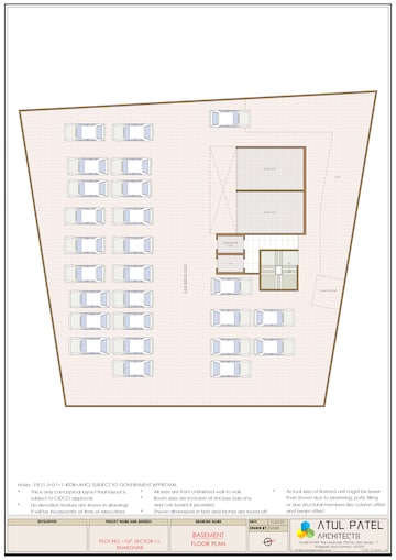 Floor Plan in 2 BHK Apartment at Shree Pote Pallacio, Kharghar Sector 11 – for Sale