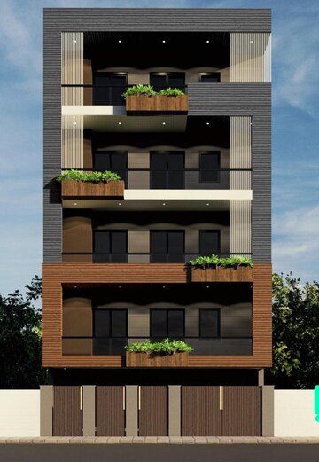3 BHK Builder Floor – Exterior View View at South City 1 - for Rent