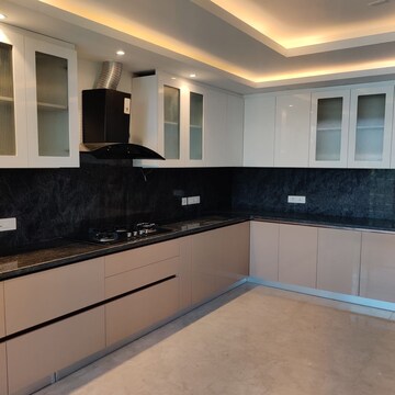 Kitchen in 4 BHK Builder Floor at Sushant Lok I – for Rent
