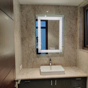 Bathroom in 4 BHK Builder Floor at Sushant Lok I – for Rent