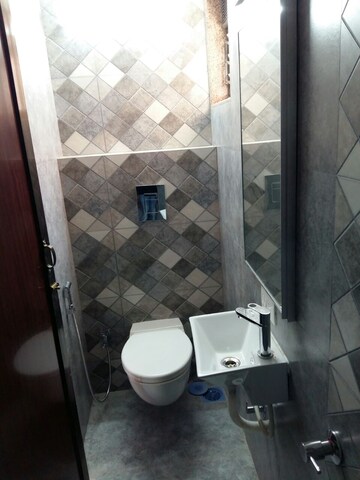 Bathroom in 1 BHK Apartment at Royal Court Kharghar, Kharghar – for Sale