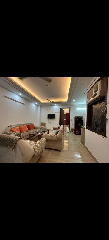 Living Room in 2 BHK Builder Floor at Freedom Fighters Enclave – for Rent
