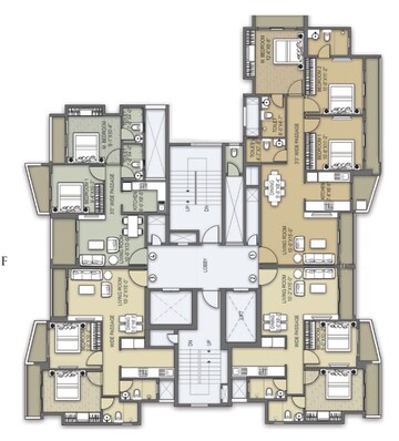 Floor Plan in 2 BHK Apartment at Ana Avant Grade, Mira Road – for Sale