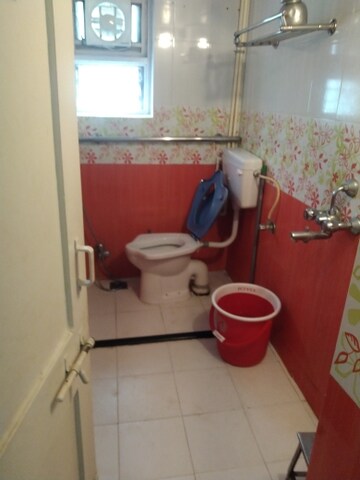 Bathroom in 3 BHK Apartment at Lotus Aroma, Aundh Road – for Rent