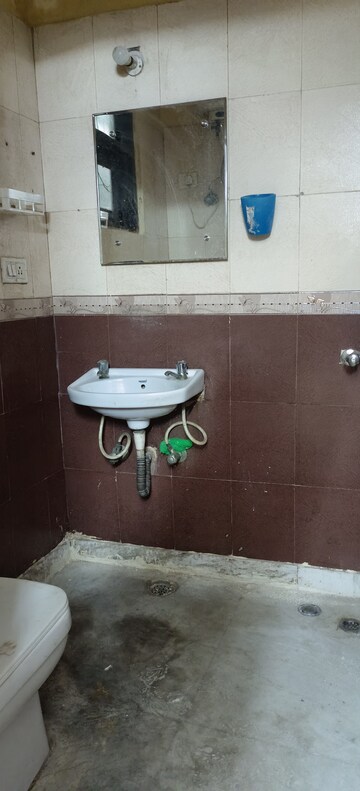 Bathroom in 2 BHK Builder Floor at Freedom Fighters Enclave – for Rent