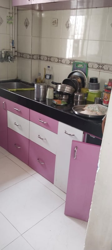 Kitchen in 1 BHK Apartment at Horizon Classique 2, Ghodbunder Road – for Rent
