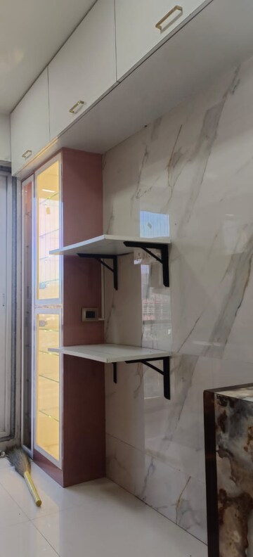 Kitchen in 2 BHK Apartment at Shubh Satyam Harmony, Kopar Khairane – for Rent