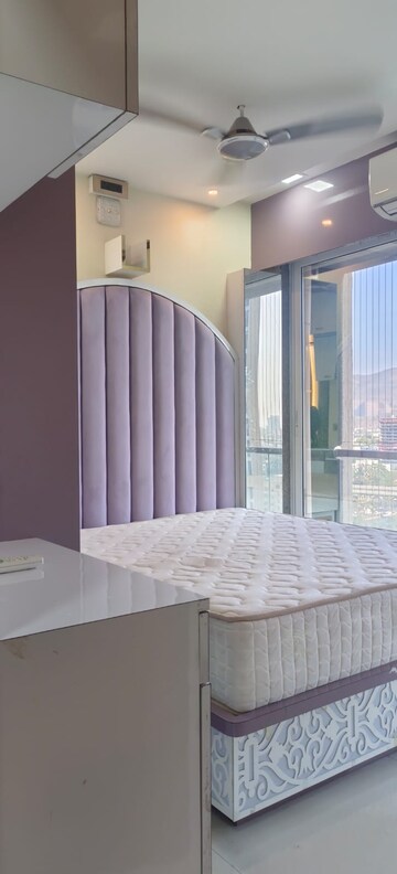 Bedroom in 2 BHK Apartment at Shubh Satyam Harmony, Kopar Khairane – for Rent