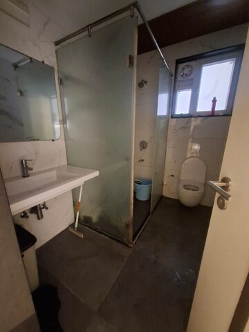 Bathroom in 3 BHK Apartment at My Home Bhooja, Hi Tech City – for Rent