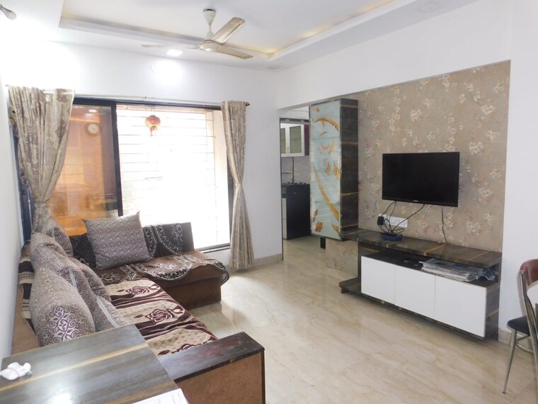 Living Room, anuradha-anuja-chs 2 Bedroom 650 Sq.Ft. Apartment In Borivali West Mumbai 8978488