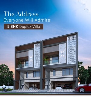 5 BHK Villa – Exterior View View at Mansarovar Extension - for Sale