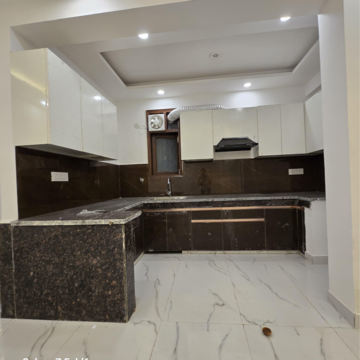 Kitchen in 3 BHK Builder Floor at Risland Sky Mansion, Chattarpur – for Rent