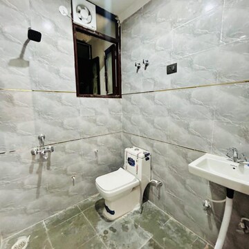 Bathroom in 1 BHK Builder Floor at Risland Sky Mansion, Chattarpur – for Rent