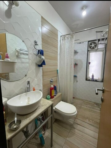 Bathroom in 2 BHK Apartment at Border Road Housing Society, Dhanori – for Rent