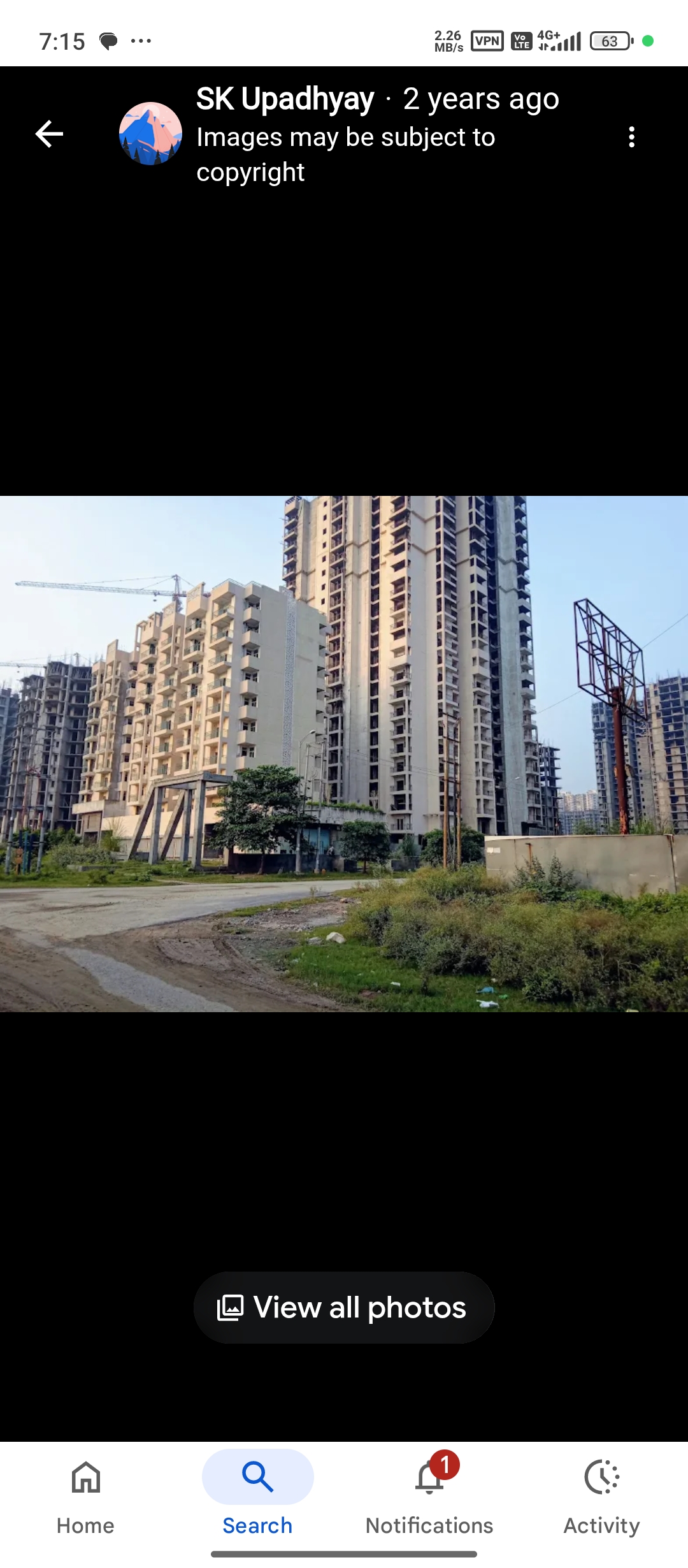 3 BHK + Pooja Room,Servant Room,Study Room,Extra Room Apartment For Rent in Supertech EcoVillage III