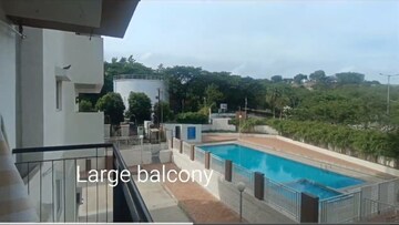 Balcony in 2.5 BHK Apartment at Hi Tech City – for Rent