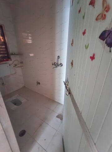 Bathroom in 2 BHK Apartment at Kopar Khairane – for Rent
