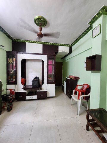 Living Room in 1 BHK Apartment at Kopar Khairane – for Rent
