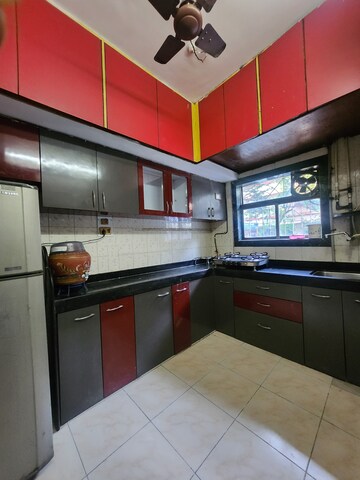 Kitchen in 1 BHK Apartment at Kopar Khairane – for Rent