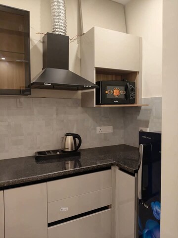Kitchen in 1 BHK Builder Floor at Ansal Sushant Lok I, Sector 43 – for Rent