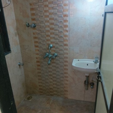 Bathroom in 1 BHK Apartment at DGS Sheetal Dham, Vasai East – for Rent