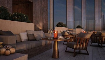Living Room in 4 BHK Apartment at Provenance Four Seasons Private Residences, Worli – for Sale