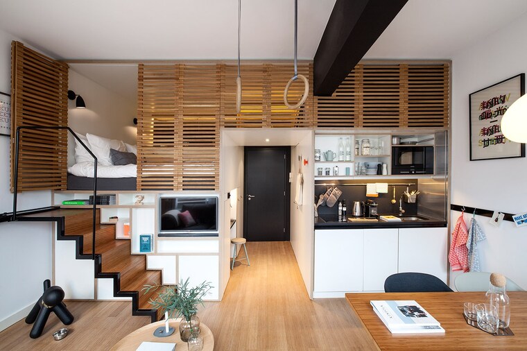 Kitchen, supertech-doon-square Studio 550 Sq.Ft. Apartment In Badowala Dehradun 8978892