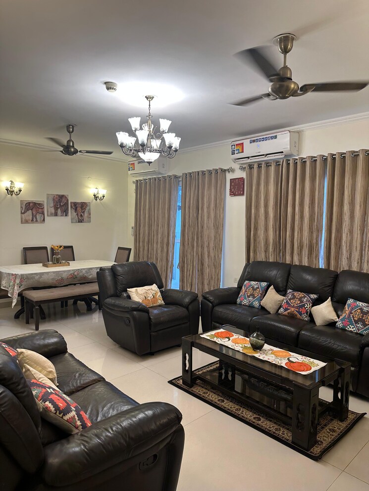 Living Room, ats-one-hamlet 3 Bedroom 1750 Sq.Ft. Apartment In Sector 104 Noida 8978979