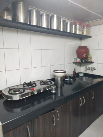 Kitchen in 1 RK Villa at Kamgar Nagar CHS Kurla East, Kurla East – for Rent