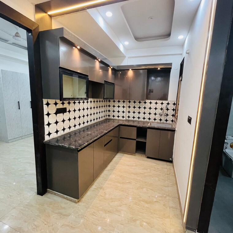 Kitchen, happy-home-noida 2 Bedroom 1050 Sq.Ft. Builder Floor In Sector 75 Noida 8979081