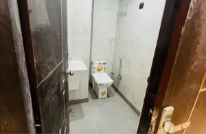 Bathroom in 2 BHK Builder Floor at Happy Home Noida, Sector 75 – for Sale