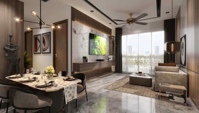 Living Room, adani-linkbay-residences 2 Bedroom 824 Sq.Ft. Apartment In Andheri West Mumbai 8979178