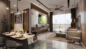 Living Room in 3 BHK Apartment at Adani Linkbay Residences, Andheri West – for Sale