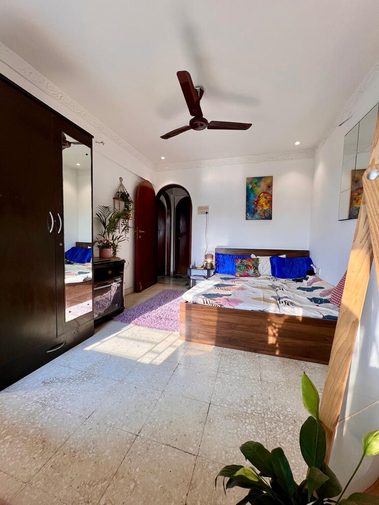 Bedroom, silver-mist-chs 2 Bedroom 700 Sq.Ft. Apartment In Versova Mumbai 8979232