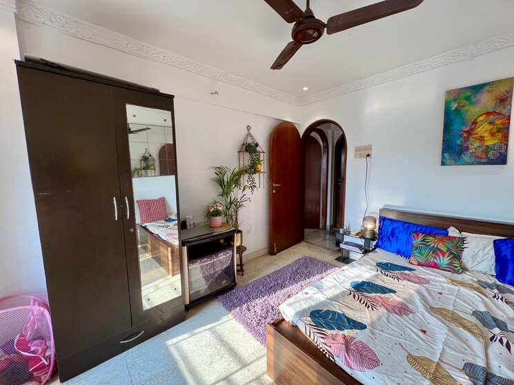 Bedroom, silver-mist-chs 2 Bedroom 700 Sq.Ft. Apartment In Versova Mumbai 8979232