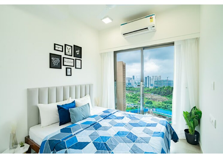 Bedroom, kanakia-silicon-valley 2 Bedroom 669 Sq.Ft. Apartment In Powai Mumbai 8979236