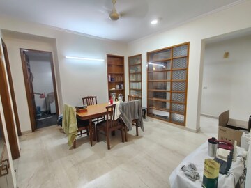 Dining area in 3 BHK Builder Floor at Chittaranjan Park – for Rent