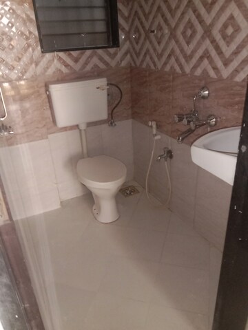 Bathroom in 1 BHK Apartment at Ritu Gardenia, Naigaon East – for Rent