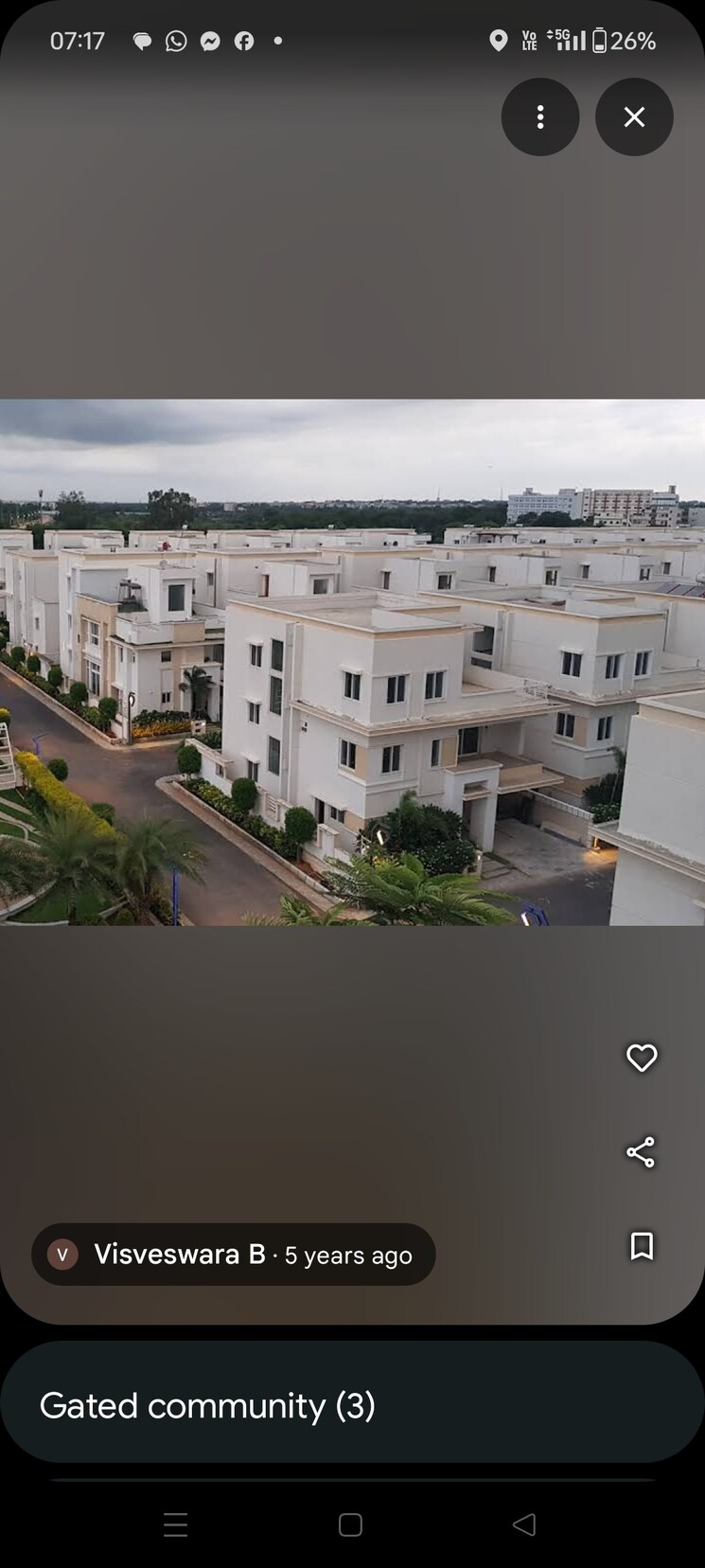 Exterior View, vajram-aster-homes 4 Bedroom 4000 Sq.Ft. Apartment In Gopanpally Hyderabad 8979338
